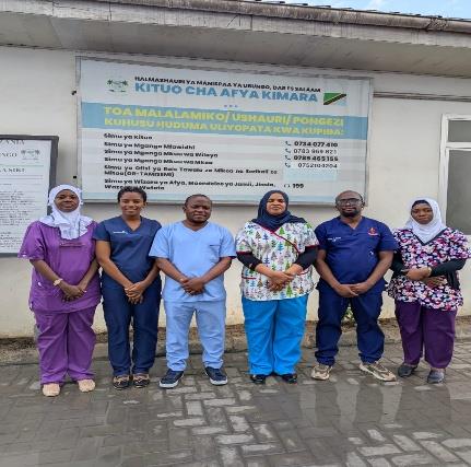 NNAT team members gathered at Kimara Health Centre